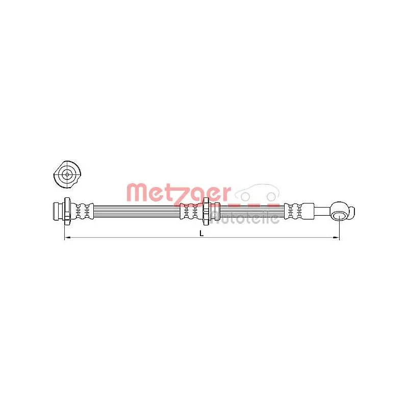 Flexible de frein METZGER 4110471