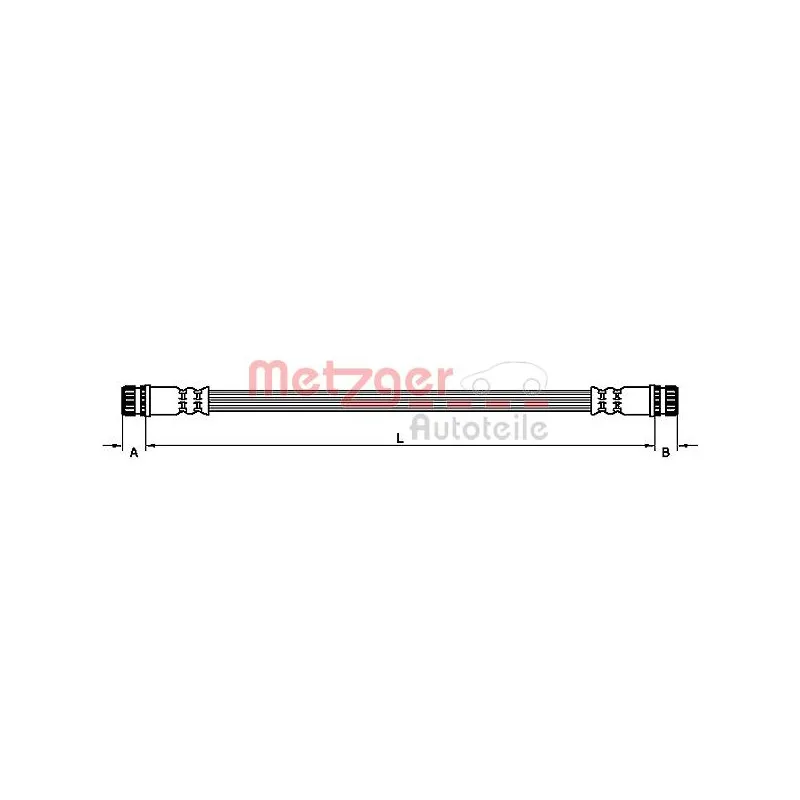 Flexible de frein METZGER 4110474