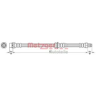 Flexible de frein METZGER 4110479