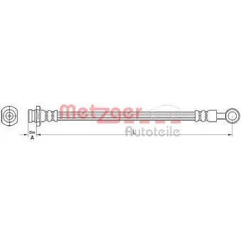 Flexible de frein METZGER