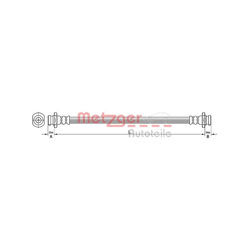 Flexible de frein METZGER 4110492
