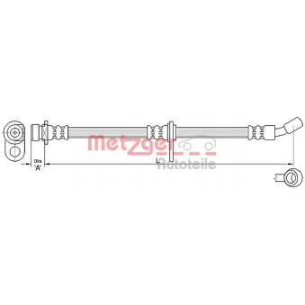 Flexible de frein METZGER 4110495