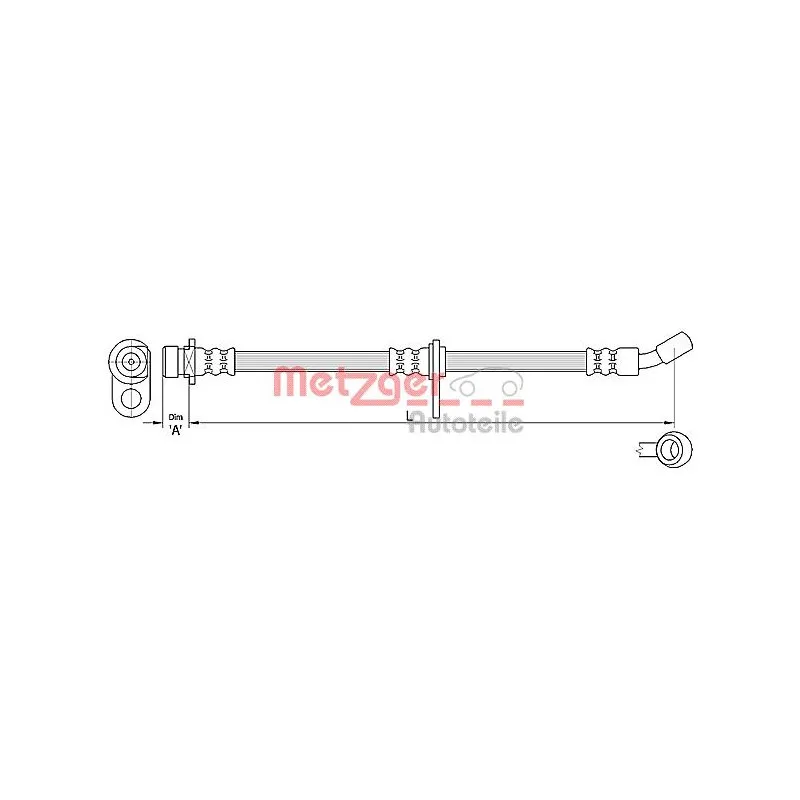 Flexible de frein METZGER 4110495