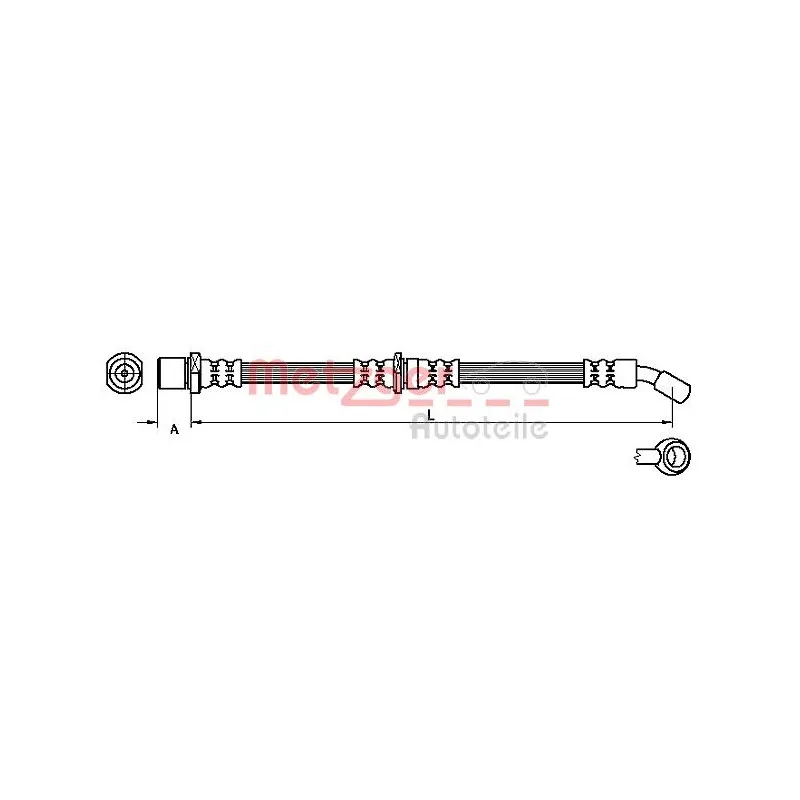 Flexible de frein METZGER 4110506