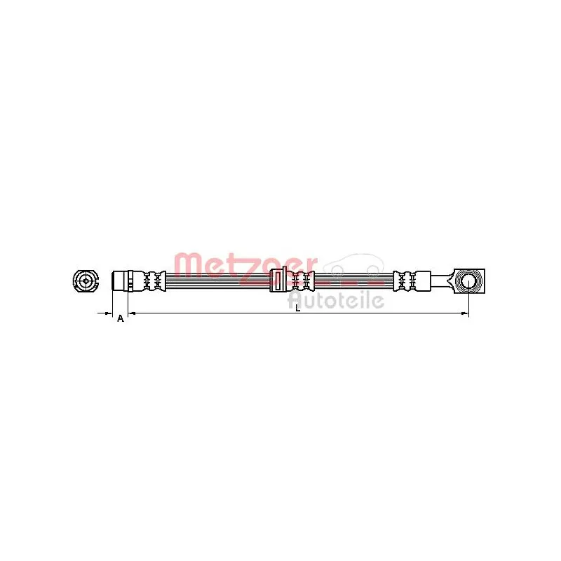 Flexible de frein METZGER 4110524