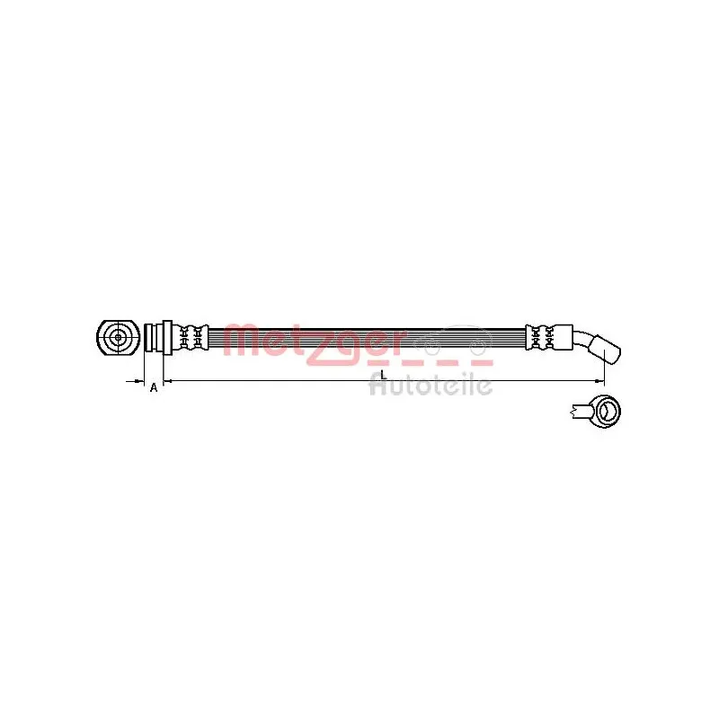 Flexible de frein METZGER 4110530