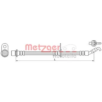 Flexible de frein METZGER 4110621
