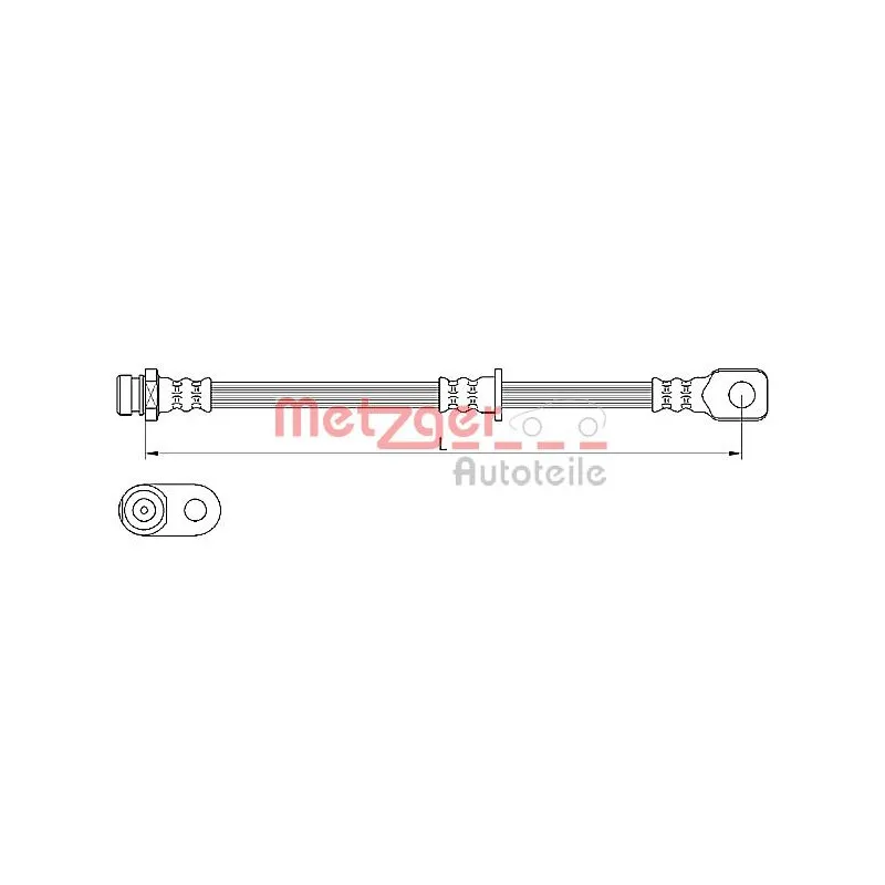 Flexible de frein METZGER 4110636