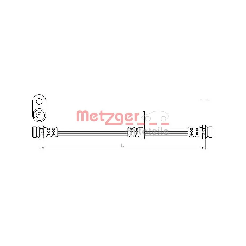 Flexible de frein METZGER 4110638