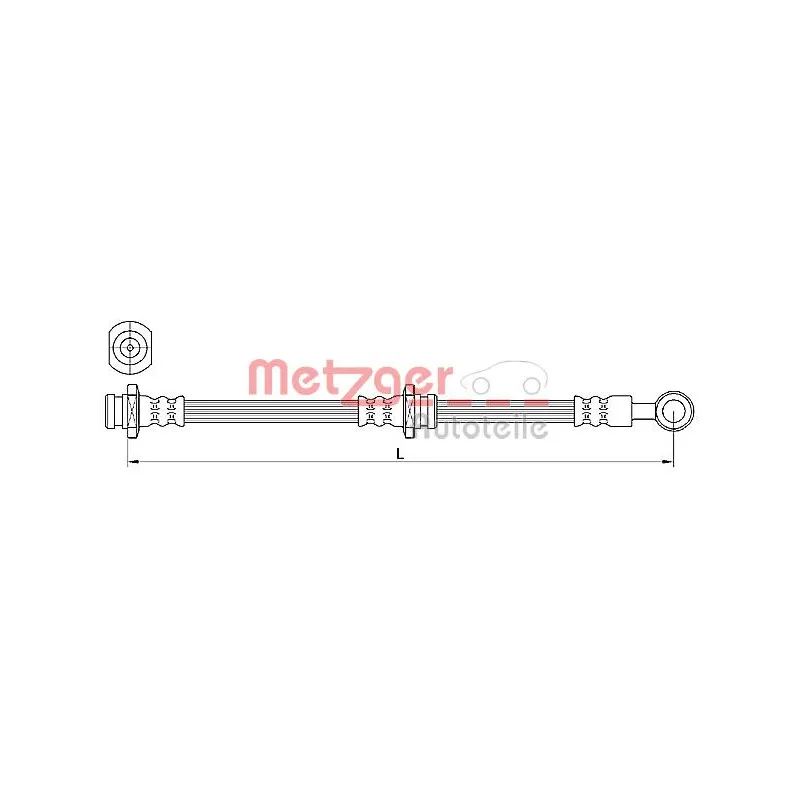 Flexible de frein METZGER 4110639