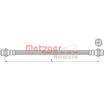 Flexible de frein METZGER 4110640