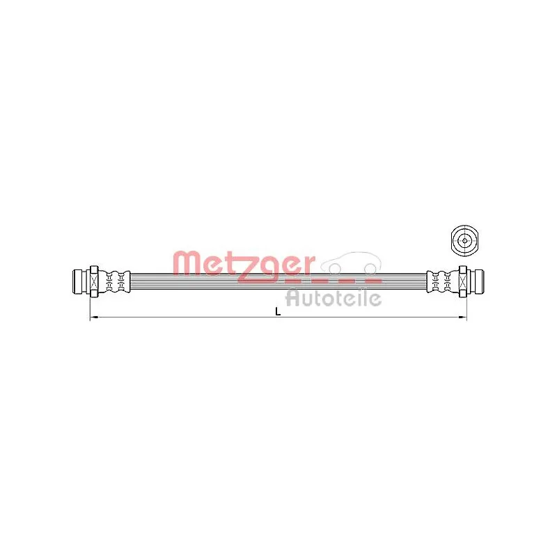 Flexible de frein METZGER 4110640