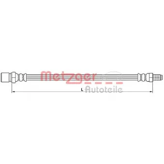 Flexible de frein METZGER 4110641