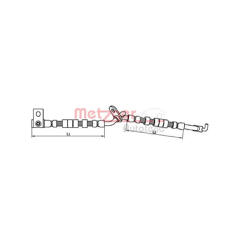 Flexible de frein METZGER 4110707