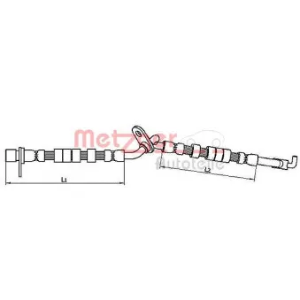Flexible de frein METZGER 4110708