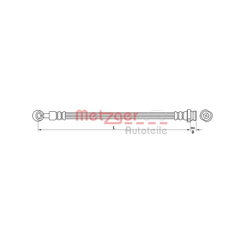Flexible de frein METZGER 4110718