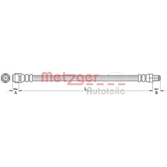 Flexible de frein METZGER 4110726