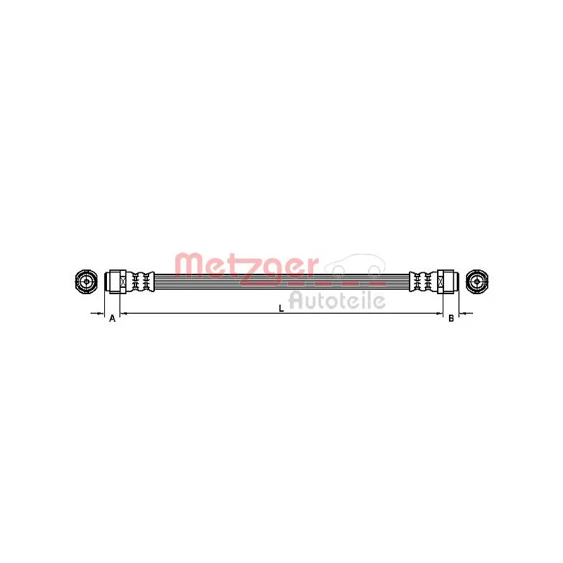 Flexible de frein METZGER 4110727