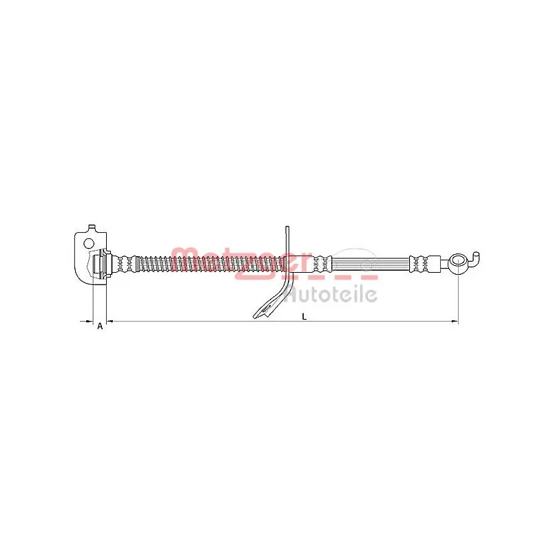 Flexible de frein METZGER 4110736
