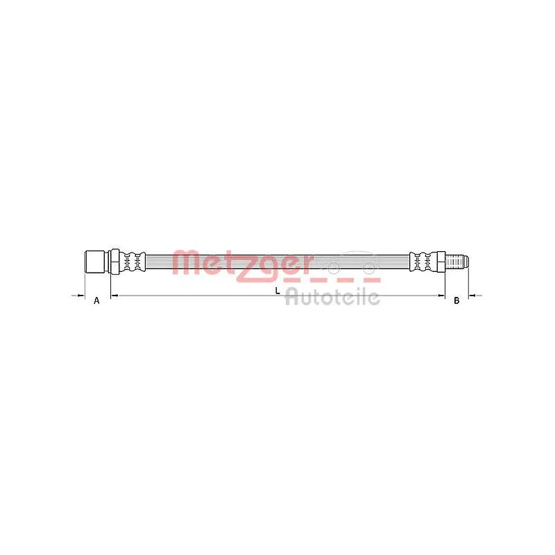 Flexible de frein METZGER 4110748