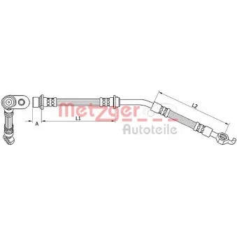 Flexible de frein METZGER