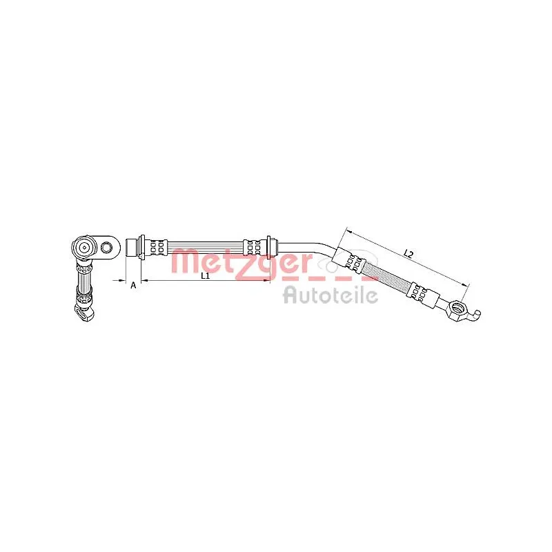 Flexible de frein METZGER 4110786