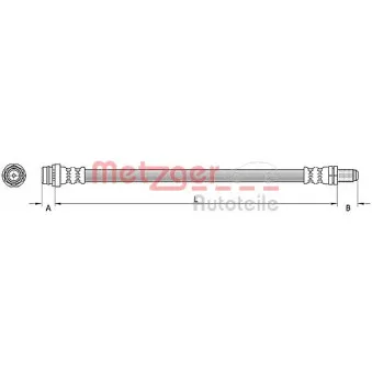 Flexible de frein METZGER 4110796