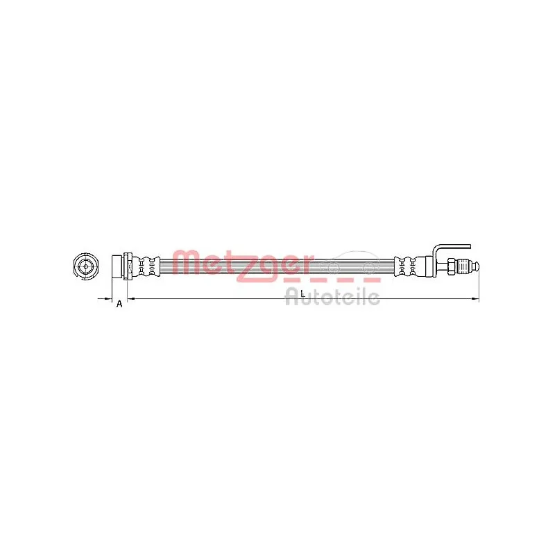 Flexible de frein METZGER 4110801