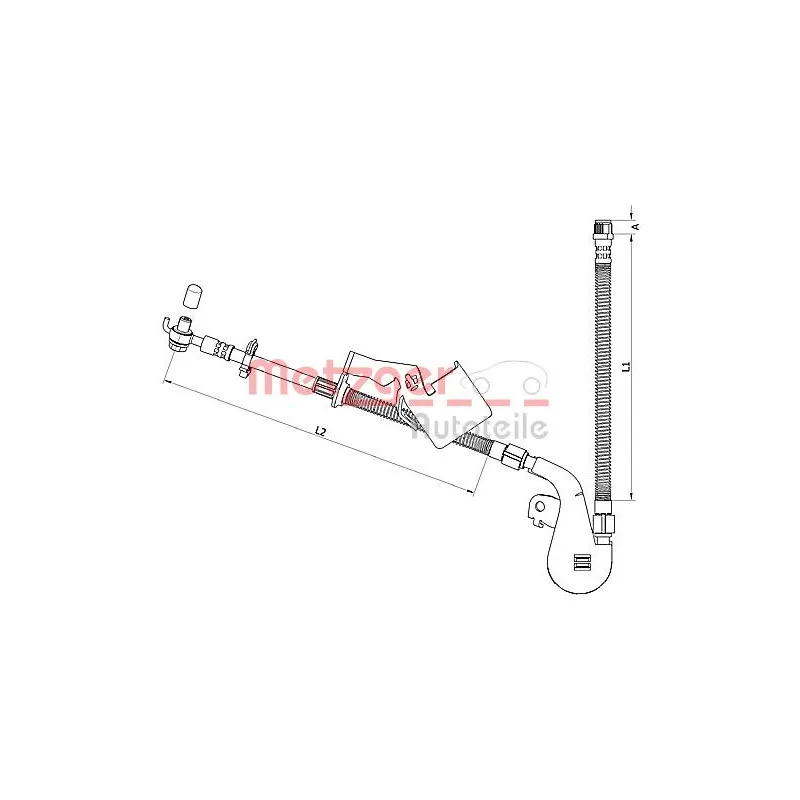 Flexible de frein METZGER 4110808