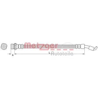 Flexible de frein METZGER