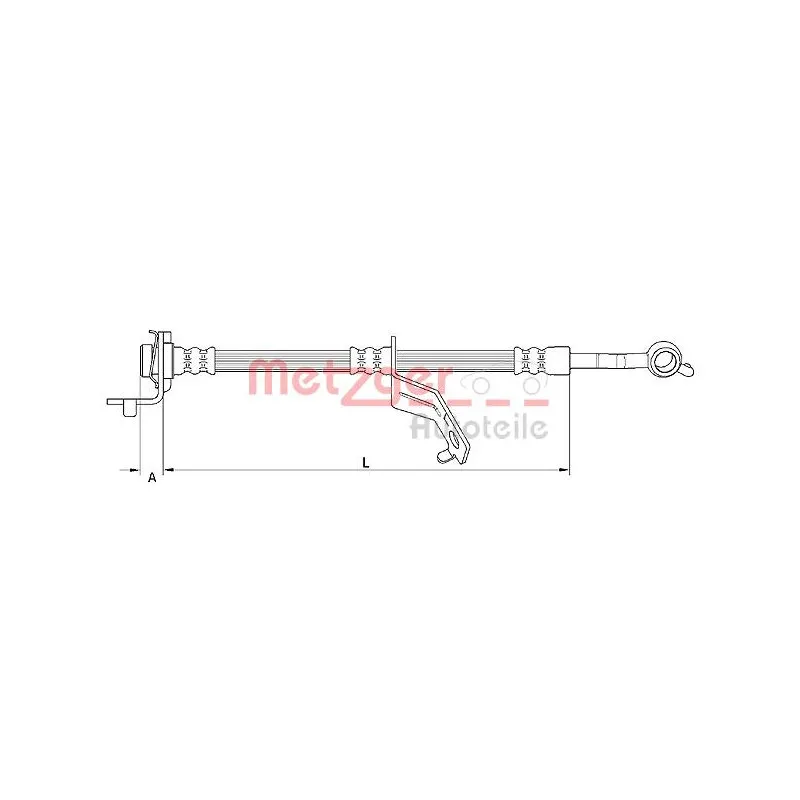 Flexible de frein METZGER 4110824