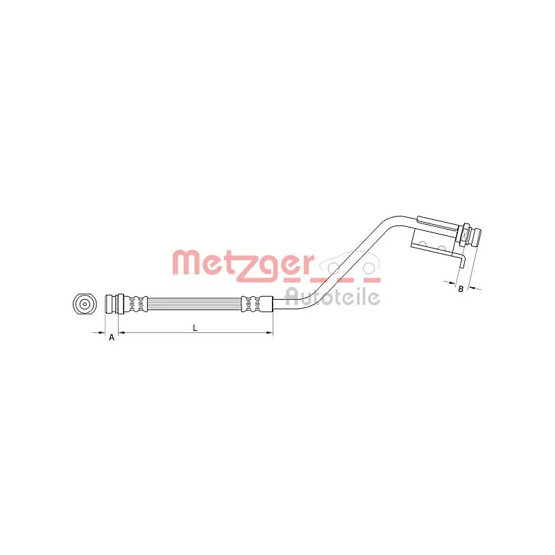 Flexible de frein METZGER 4110825