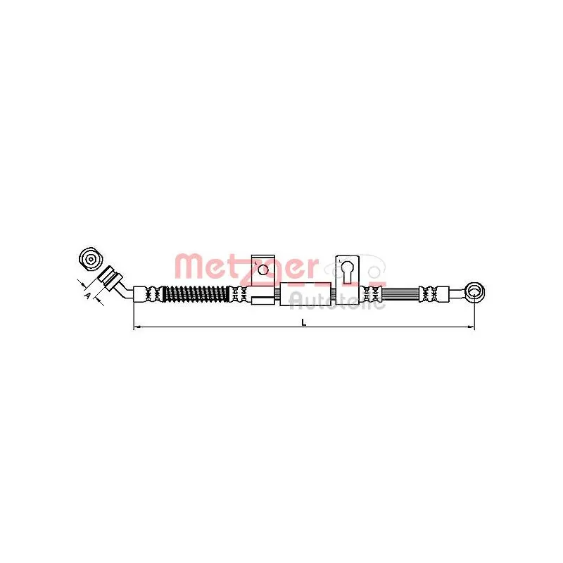 Flexible de frein METZGER 4110828