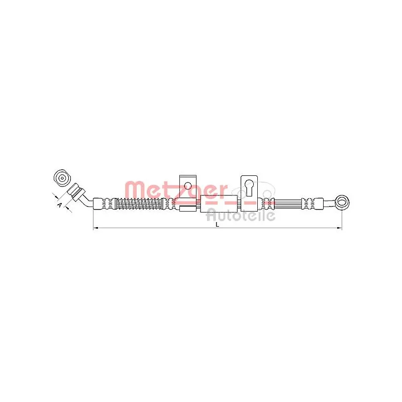 Flexible de frein METZGER 4110831