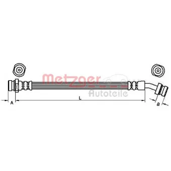 Flexible de frein METZGER 4110833