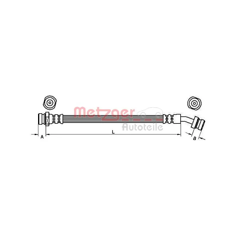 Flexible de frein METZGER 4110833