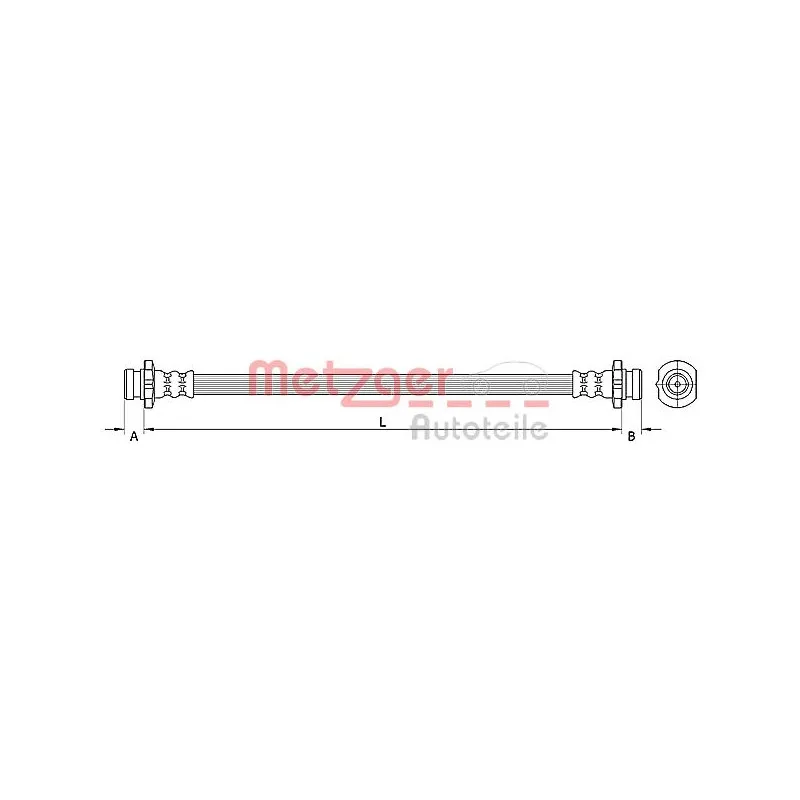 Flexible de frein METZGER 4110851