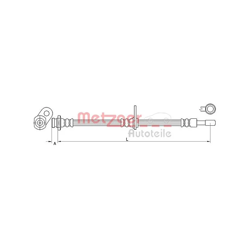 Flexible de frein METZGER 4110853