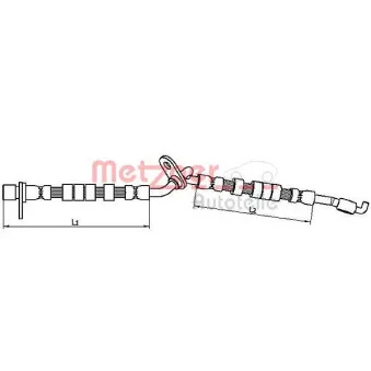 Flexible de frein METZGER 4110873