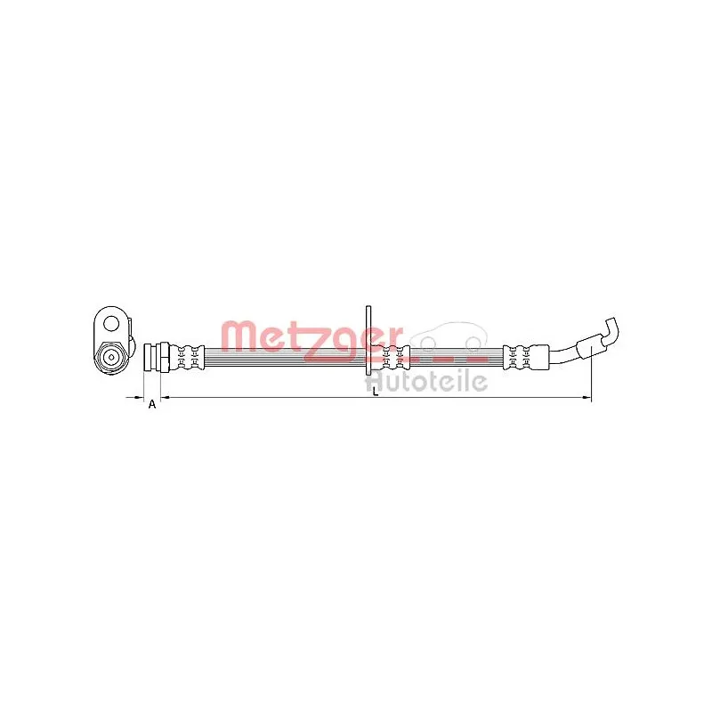 Flexible de frein METZGER 4110875