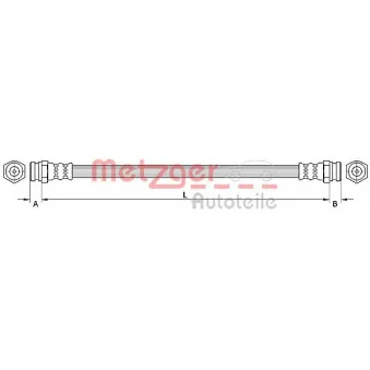 Flexible de frein METZGER 4110877