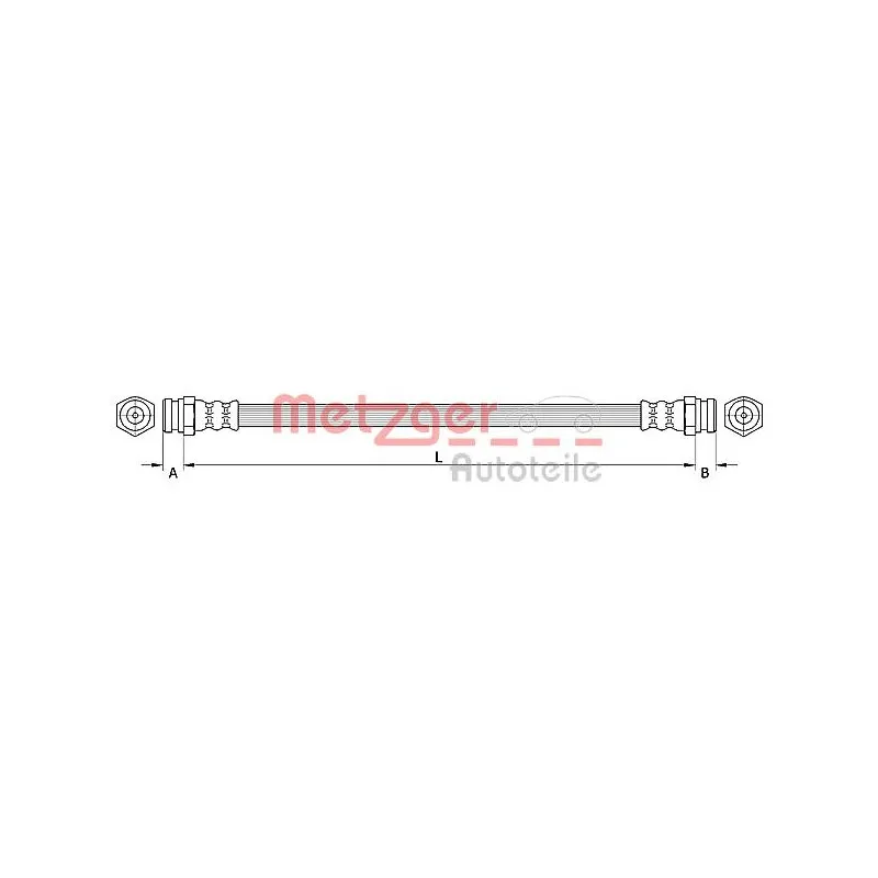 Flexible de frein METZGER 4110877
