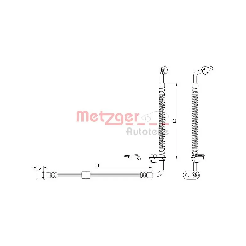 Flexible de frein METZGER 4110878