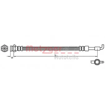 Flexible de frein METZGER 4110880
