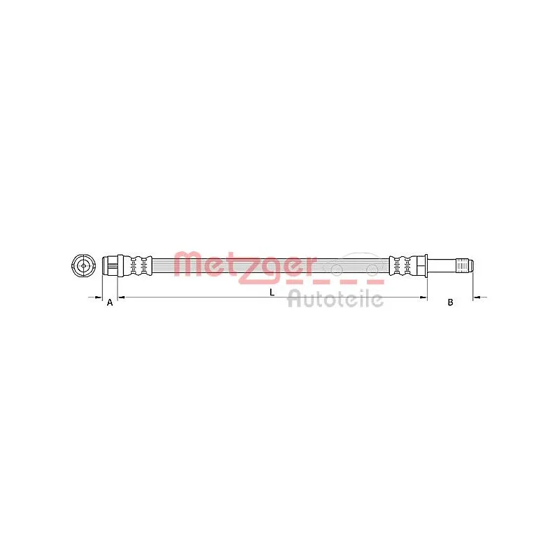 Flexible de frein METZGER 4110882