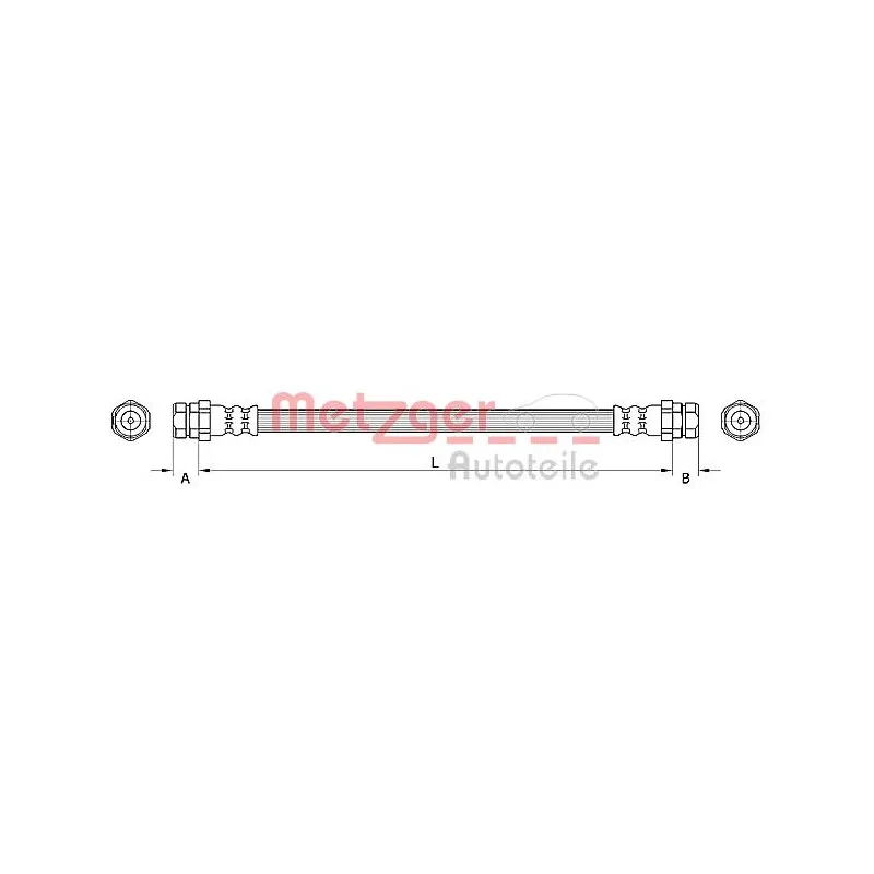 Flexible de frein METZGER 4110883