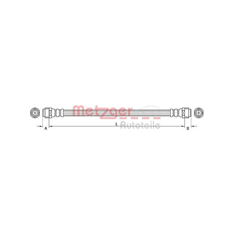 Flexible de frein METZGER 4110890