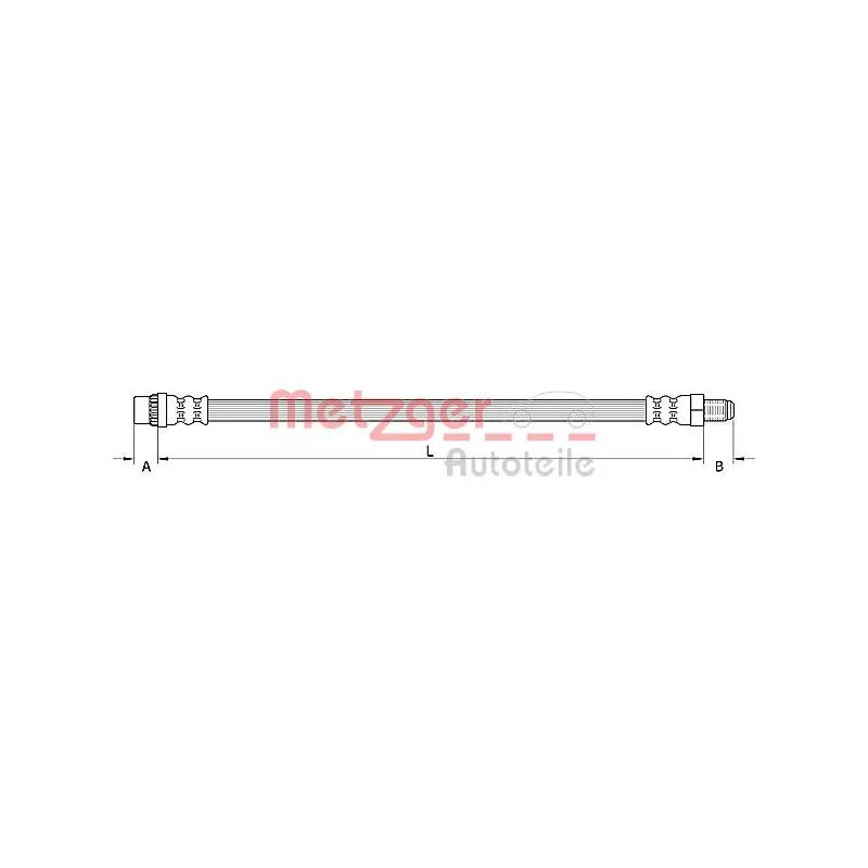 Flexible de frein METZGER 4110896