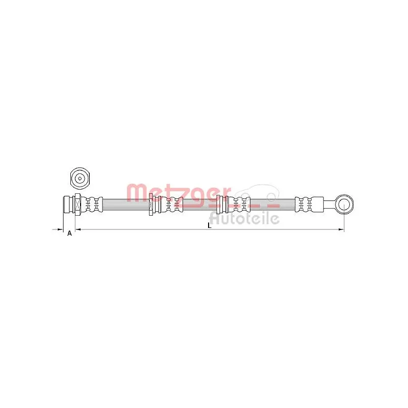 Flexible de frein METZGER 4110917