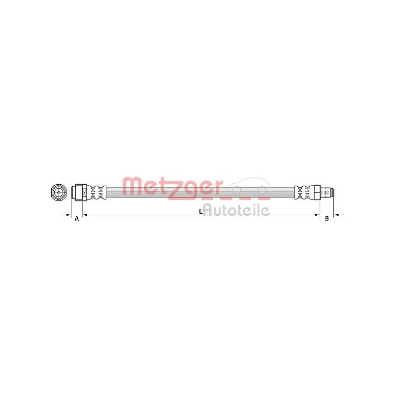 Flexible de frein METZGER 4110921